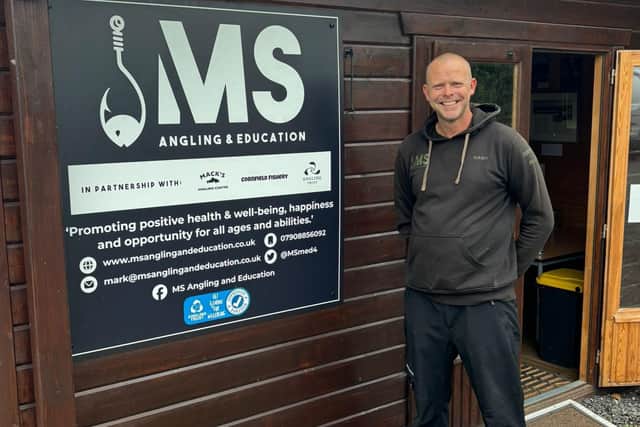 Mark Smedley, of award winning project,  MS Angling, that uses the sport of angling to help boost the mental health and wellbeing of people across Burnley and Pendle, has won funding to host more sessions.