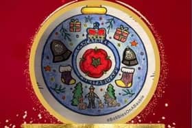 Brunshaw Primary School year six student Aaruhi’s design was chosen as the winner of the Lancashire Police Bobbies on a Bauble Christmas card competition