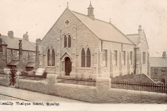 Not strictly a chapel, this is a picture of Piccadilly Wesleyan School which served, briefly, as a chapel and was opened in 1892