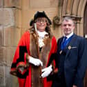 The Town Mayor and her consort