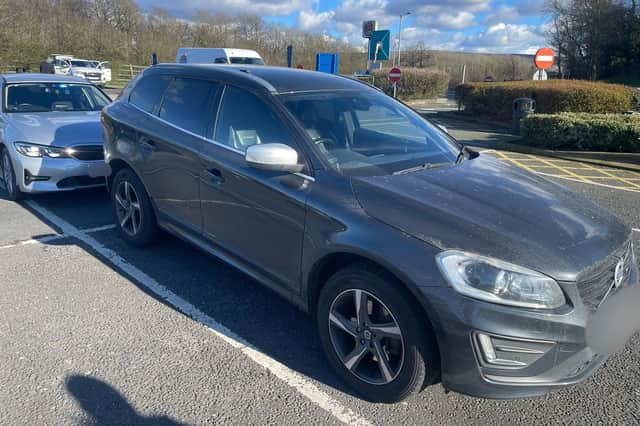 This Volvo XC60 was stopped at Lancaster services after being followed on the M6 by officers.
After a search of the vehicle a large amount of cash was found and seized under the Proceeds Of Crime Act (POCA).