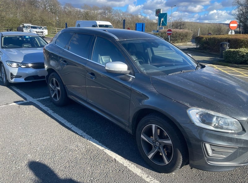 This Volvo XC60 was stopped at Lancaster services after being followed on the M6 by officers.
After a search of the vehicle a large amount of cash was found and seized under the Proceeds Of Crime Act (POCA).
