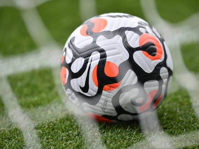 Premier League Nike Flight match ball. (Photo by Nathan Stirk/Getty Images)