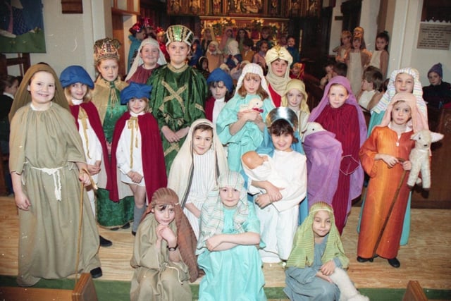 There were more than 90 stars to follow as a primary school put on its nativity play. Weeks of rehearsals came to an end when all 92 pupils of Wrea Green County Primary, Wrea Green, near Preston, acted out the Nativity to a packed St Nicholas Church