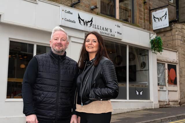 Neil and Keira Stuttard, owners of William's Lounge Bar in Burnley, which was broken into twice in a month.