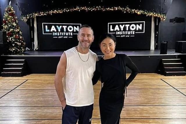#TeamWill - Will Mellor and Nancy Xu rehearsing at the Layton Institute on Nov 18