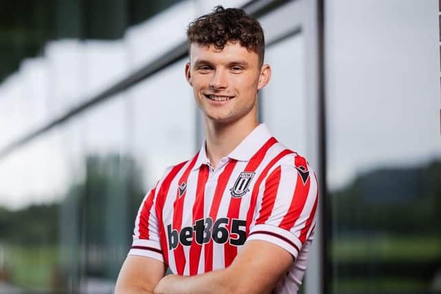 McNally will spend the season on loan at the Bet365 Stadium. Picture: Stoke City FC