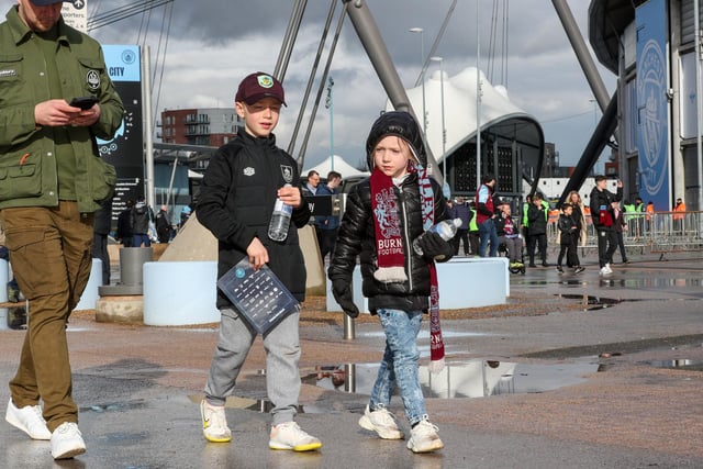 Fans arrive at the Etihad Stadium

Photographer Alex Dodd/CameraSport

The Emirates FA Cup Quarter-Final - Manchester City v Burnley - Saturday 18th March 2023 - Etihad Stadium - Manchester
 
World Copyright © 2023 CameraSport. All rights reserved. 43 Linden Ave. Countesthorpe. Leicester. England. LE8 5PG - Tel: +44 (0) 116 277 4147 - admin@camerasport.com - www.camerasport.com