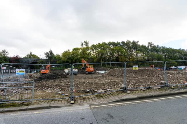 Work has started on building a McDonald's Restaurant in Nelson on the site of the former bus station. Photo: Kelvin Stuttard