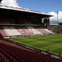 BRADFORD, ENGLAND - APRIL 25:  A general view of the Coral Windows Stadium before the Sky Bet League One match between Bradford City and Barnsley at Coral Windows Stadium on April 25, 2015 in Bradford, England. (Photo by Clint Hughes/Getty Images)