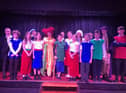 The cast of The Pied Piper panto, to be presented by Ribchester Amateur Theatrical Society (RATS) at Ribchester Village Hall. Photo by Viki Mason.