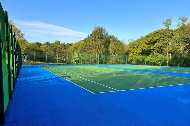 Scott Park tennis courts