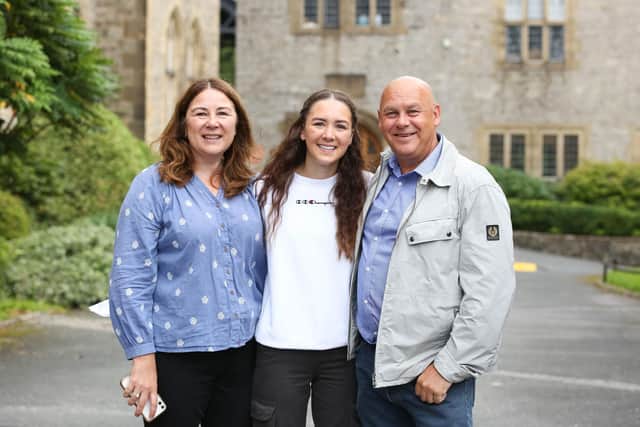 Eleanor Curtis from Whalley achieved a hat-trick A*A*A* in Biology, Chemistry and Maths at Giggleswick School in Settle and will be heading to Cambridge University to study Medicine.