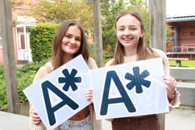 Emma Stinchon and Alice Burrows of St Christopher's Sixth Form achieved top grades in their A-Levels.