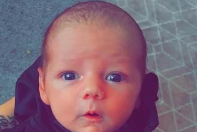 Abel-Jax Mailey was just seven weeks old when he was killed