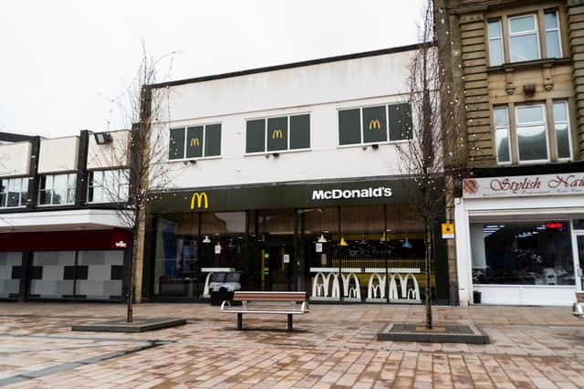 McDonald's in Burnley Town Centre. Photo: Kelvin Stuttard