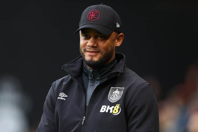 Vincent Kompany the manager of Burnley looks on during the Emirates FA Cup Third Round match between AFC Bournemouth and Burnley at Vitality Stadium on January 07, 2023 in Bournemouth, England.