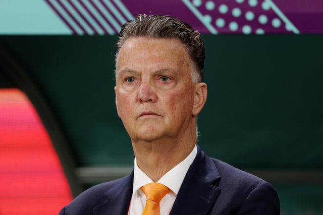 DOHA, QATAR - DECEMBER 03: Louis van Gaal, Head Coach of Netherlands, looks on prior to the FIFA World Cup Qatar 2022 Round of 16 match between Netherlands and USA at Khalifa International Stadium on December 03, 2022 in Doha, Qatar. (Photo by Richard Heathcote/Getty Images)