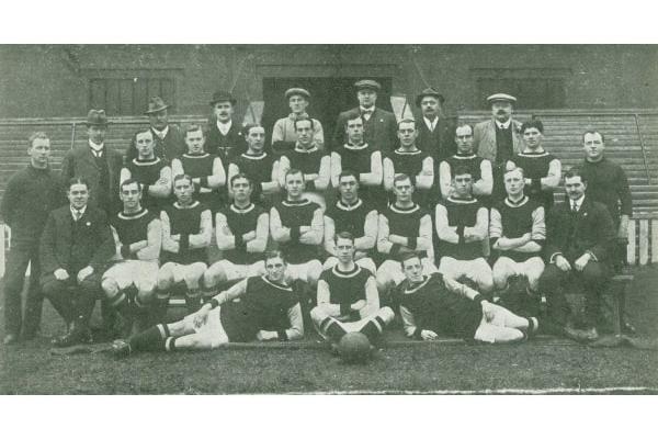 Burnley Football Club 1912-1913 taken 1913. Credit: Lancashire County Council