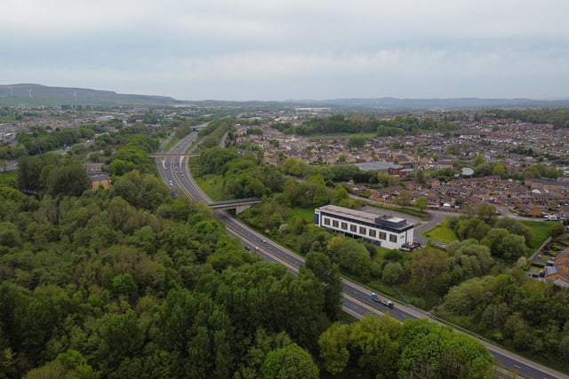 The M65 towards Blackburn with Ighten Hill, Burnley on the right. Photo: Kelvin Stuttard