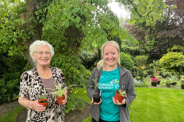 Eileen Stansfield has amassed more than £8,000 for Pendleside Hospice by hosting annual plant sales.