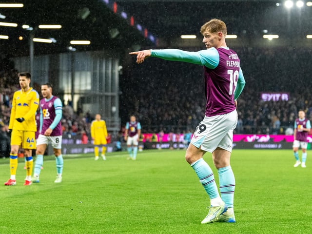 Had Burnley’s only chances of the game as he flashed a couple of headers off target. Often isolated and marked out of the game. Photo: Kelvin Lister-Stuttard