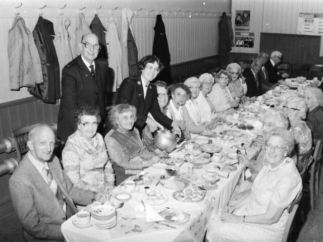 The 23rd anniversary of the Salvation Army’s Silver Threads club was celebrated by a party for the club members over the age of 60 at the hall in Elmwood Street, Burnley. Entertainment was provided by Atherton YP Singing Company and their band.