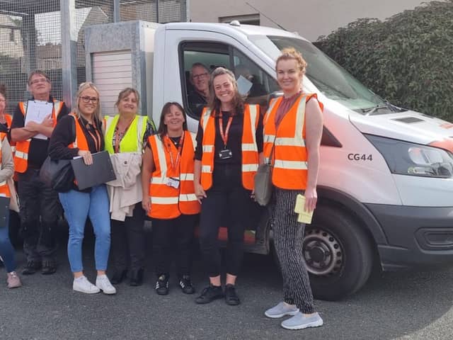 Members of Calico's neighbourhoods team out in the community at a previous event.