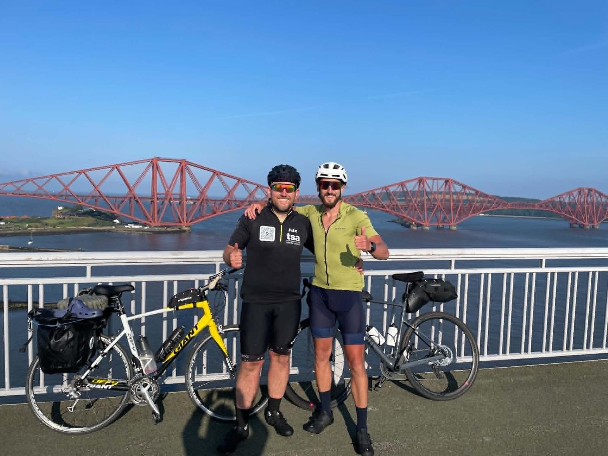 Burnley dad completes charity cycle ride from John O'Groats to Land's End