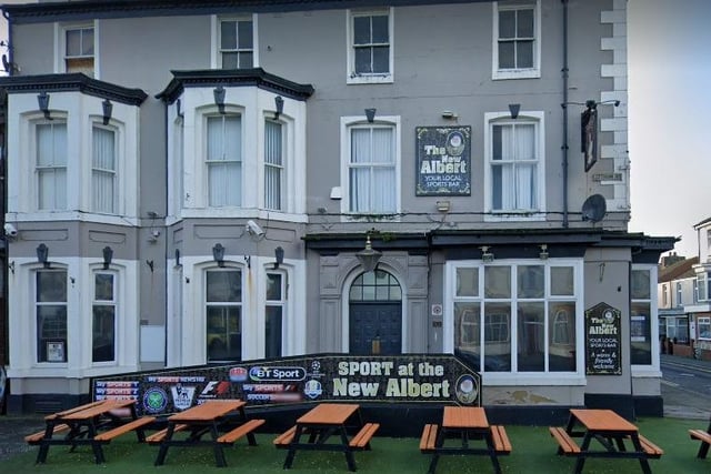 The New Albert Pub and Sports Bar at 215 Lytham Road, Blackpool, has a Google reviews rating of 4.2 out of 5