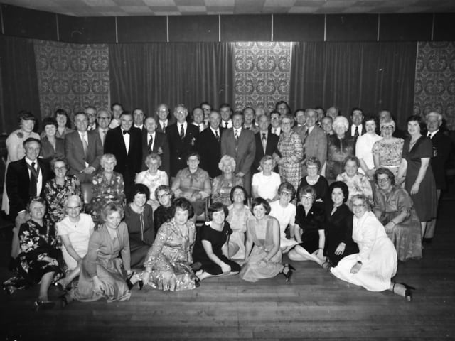 Members of the Burnley and Pendle branch of the Royal Naval Ex-Servicemen's Association, who held their annual Trafalgar Ball at the traditional venue, the Silverman Hall, Nelson.