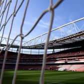 LONDON, ENGLAND - OCTOBER 28: General view inside the stadium prior to the Premier League match between Arsenal FC and Sheffield United at Emirates Stadium on October 28, 2023 in London, England. (Photo by Stuart MacFarlane/Arsenal FC via Getty Images)