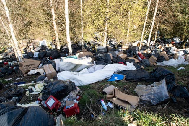 A total of 481 fixed penalty notices were handed out for fly-tipping in Burnley in 2022