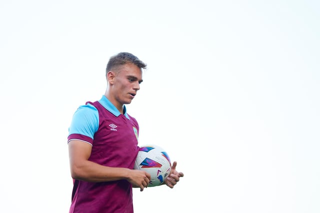 HUELVA, SPAIN - JULY 28: Scott Twine of Burnley FC looks on during a Pre Season Friendly Match between Real Betis and Burnley FC at Estadio Nuevo Colombino on July 28, 2023 in Huelva, Spain. (Photo by Fran Santiago/Getty Images)