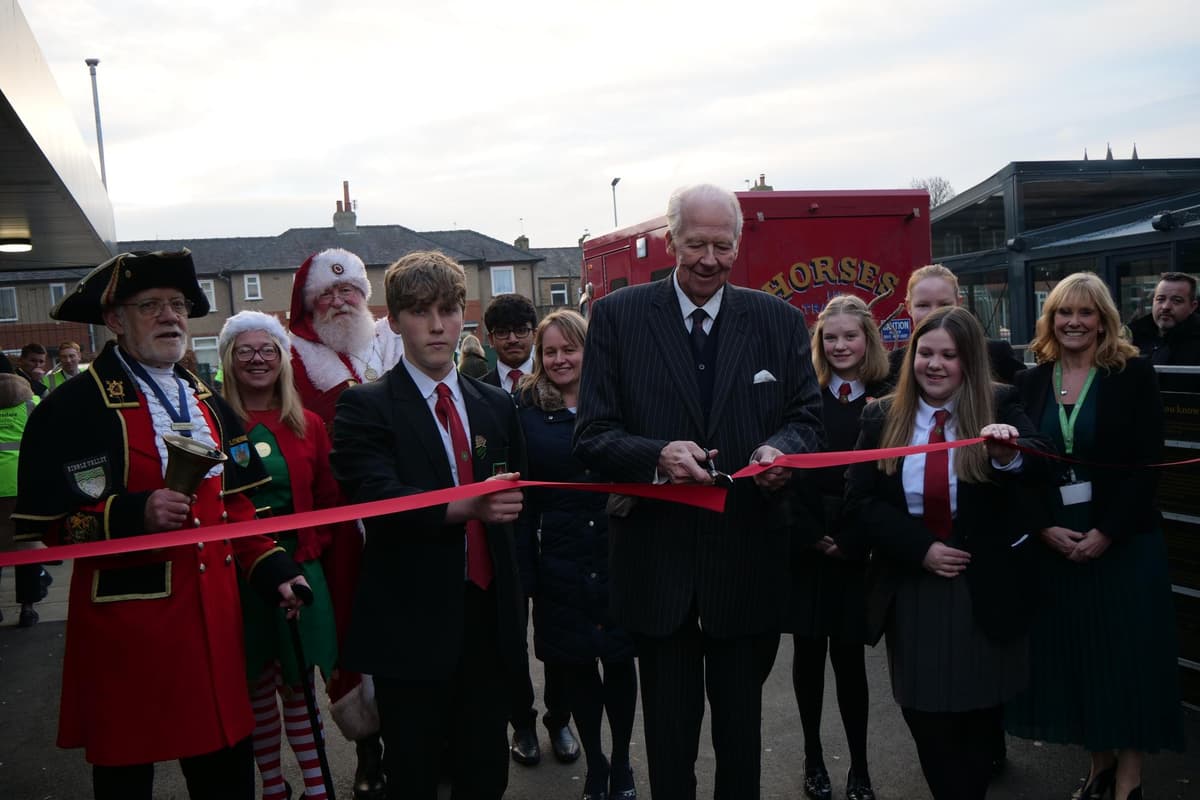 Mr. Edge Ribblesdale Landmark celebrations for Clitheroe's Ribblesdale High School as it ...