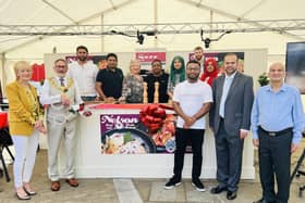 The Mayor of Pendle officially opened the Nelson Food and Drink Festival