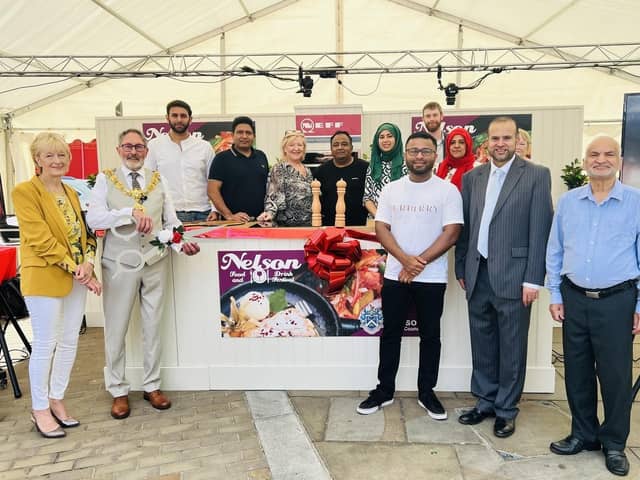 The Mayor of Pendle officially opened the Nelson Food and Drink Festival