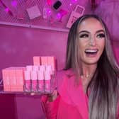 Burnley businesswoman Poppy Parker has opened her first salon and launched her own make up range, Pop of Beauty Cosmetics
