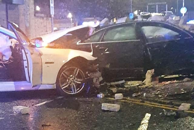 Two cars collided at the junction between Brennand Street and Briercliffe Road in Burnley last November.