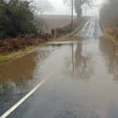 A road closure remains in place in Accrington Road towards Burnley Road, Hapton, due to flooding.  (picture for illustration purposes only)