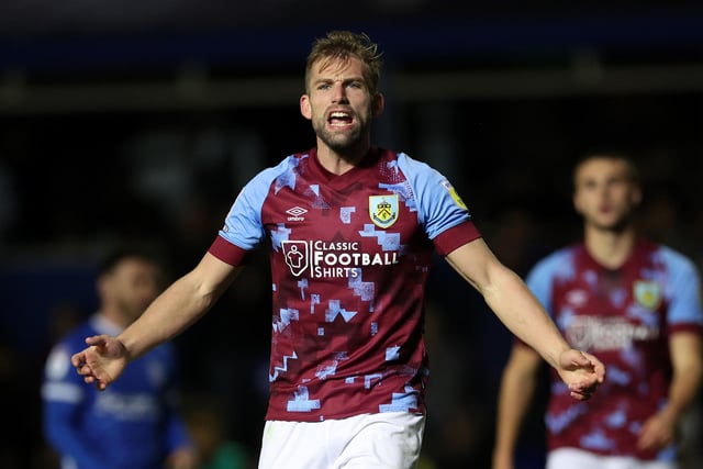 BIRMINGHAM, ENGLAND - OCTOBER 19: Charlie Taylor of Burnley during the Sky Bet Championship between Birmingham City and Burnley at St Andrew's Trillion Trophy Stadium on October 19, 2022 in Birmingham, England. (Photo by Eddie Keogh/Getty Images)
