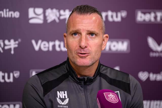 Nicky Hayen speaks to the media ahead of the visit to Swansea City. Photo: Kelvin Lister-Stuttard