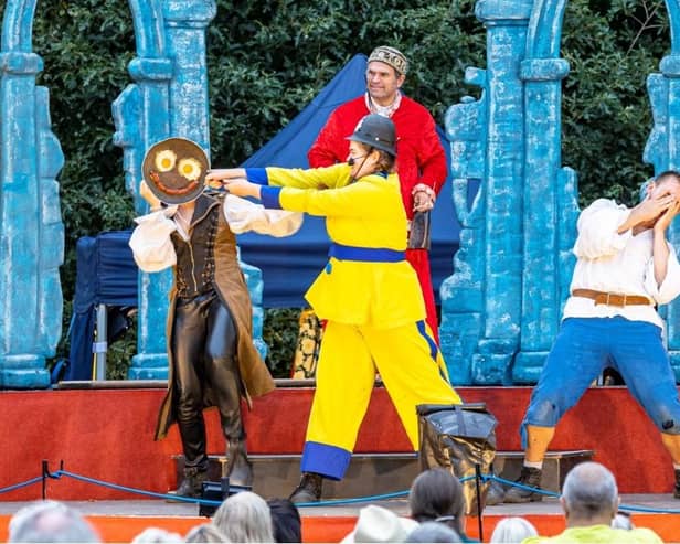 Pirates Of Penzance production by Illyria at Lytham Hall outdoor theatre