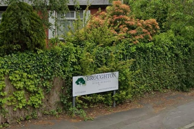 Broughton High School on Woodplumpton Lane, Broughton, was given an outstanding rating in their most recent inspection report on June 11 2015