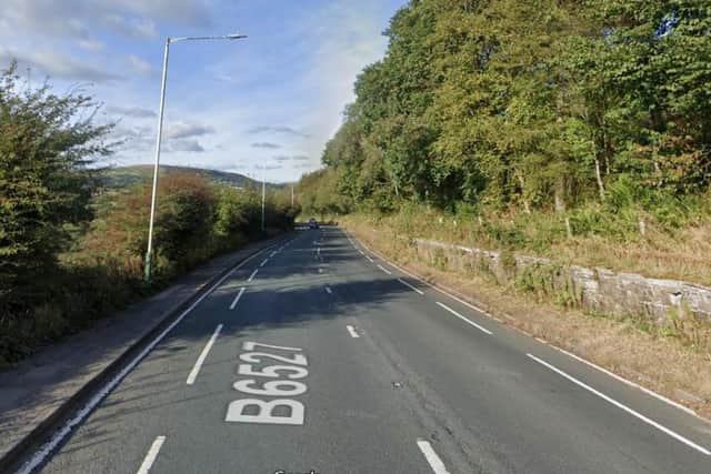 Blackburn Road closed due to crash. Image: Google