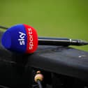 A Sky Sports microphone sits on the advertising boards after the match

Photographer Alex Dodd/CameraSport