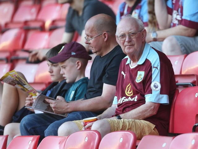 Burnley fans
Photographer Rob Newell/CameraSport
The EFL Sky Bet Championship - Watford v Burnley - Friday 12th August 2022 - Vicarage Road - Watford
World Copyright © 2022 CameraSport. All rights reserved. 43 Linden Ave. Countesthorpe. Leicester. England. LE8 5PG - Tel: +44 (0) 116 277 4147 - admin@camerasport.com - www.camerasport.com