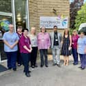 Staff and trustees at Pendleside Hospice.
