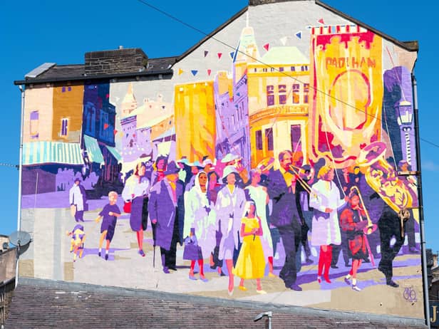 A second mural has now been completed in Padiham. Photo: Kelvin Stuttard