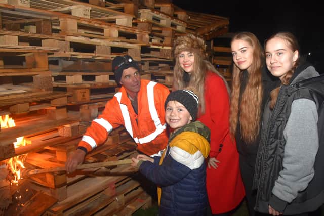 The countdown is on the annual Clitheroe Castle bonfire for 2023